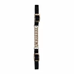 Weaver Leather Nylon Curb Strap with 4-1/2 in. Flat Link Chain
